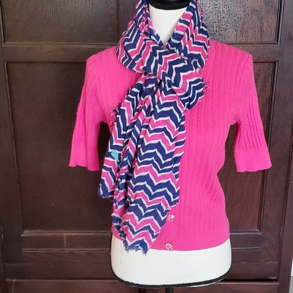 Josephine petite pink SS Size PM Cardigan sweater - Picture 6 of 6